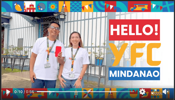 The Provincial Couple Coordinators of YFC Bukidnon inviting everyone to YFC Mindanao.
