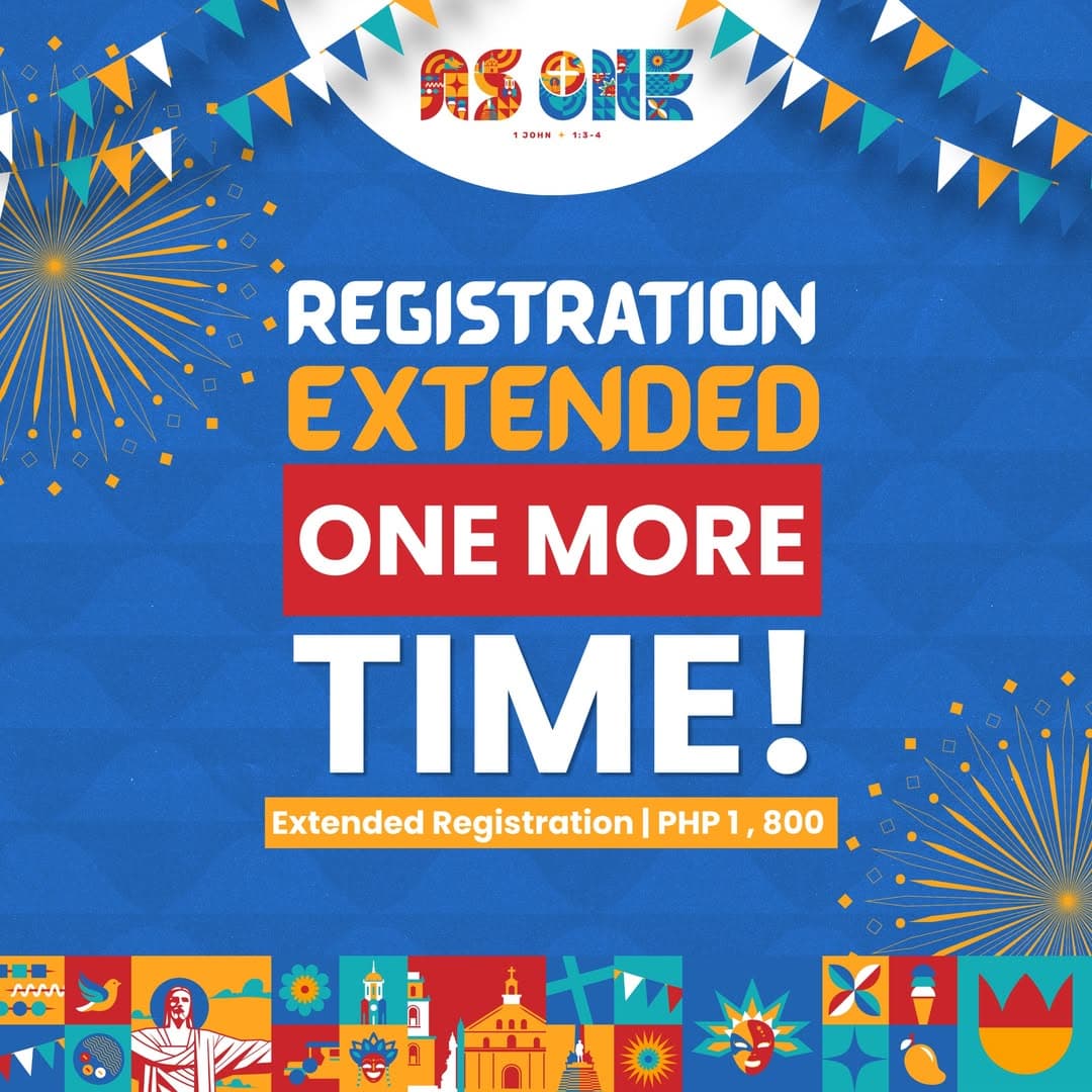 Registration is extended for the YFC Mindanao Conference 2026 until August 16, 2026.